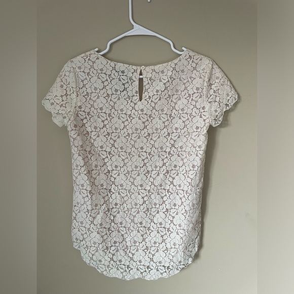 Talula Betsy Scalloped Hem Lace Blouse size XS NWOT NO WEAR - Picture 5 of 6